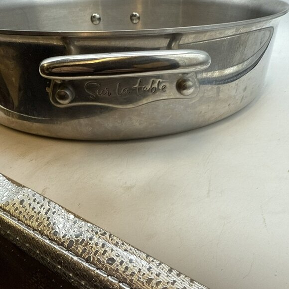 Sur La Table Stainless Steel 12” Skillet Fry Pan Frying 30 cm 5 Qt - Picture 6 of 7